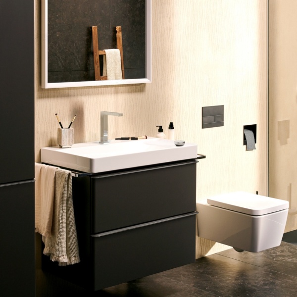Смеситель для раковины hansgrohe Tecturis E 150 CoolStart EcoSmart+, с донным клапаном, 73053000, хром