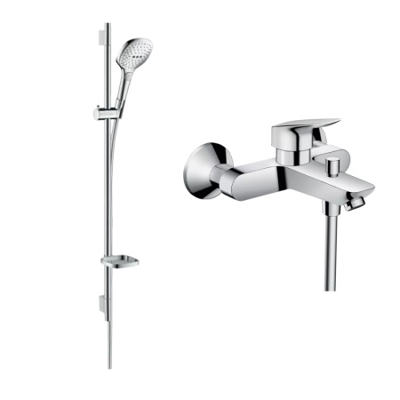 Готовый набор для ванны hansgrohe Logis с ручным душем Raindance HG-PR162, хром