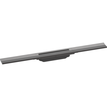 Внешняя часть трапа для душа hansgrohe RainDrain Flex, 70 см, укорачиваемая 56043340, шлифованный черный хром