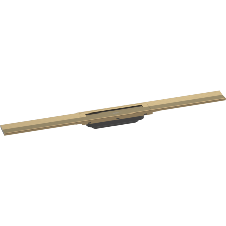 Внешняя часть трапа для душа hansgrohe RainDrain Flex, 80 см, укорачиваемая 56044140, шлифованная бронза
