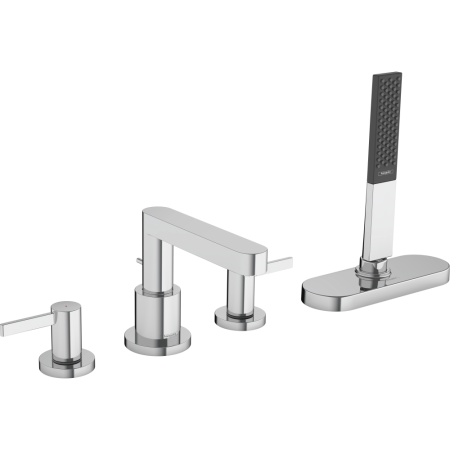 Внешняя часть смесителя для ванны hansgrohe Finoris на край ванны, на 4 отверстия, с sBox 76444000, хром