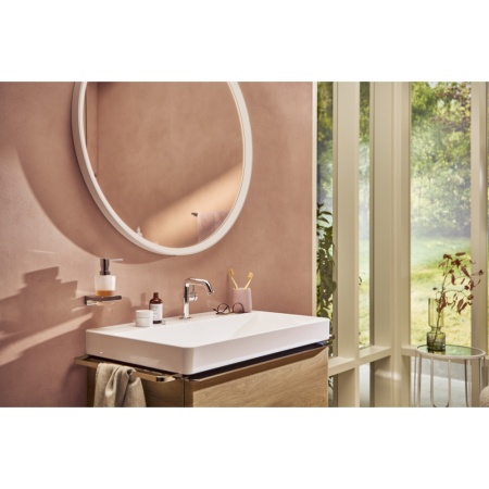 Смеситель для раковины hansgrohe Tecturis S 110 Fine CoolStart, EcoSmart+, 73321000, хром
