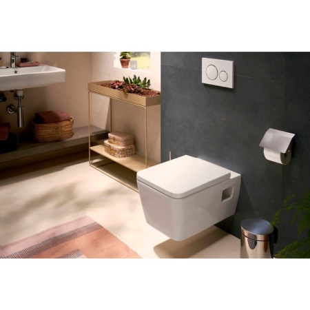 Унитаз hansgrohe EluPura Original Q подвесной с сиденьем без микролифта 60208450, белый