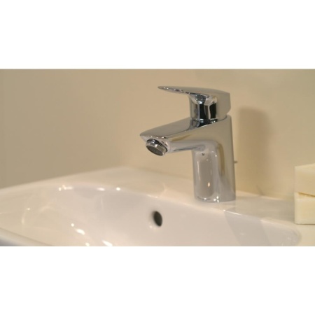 Смеситель hansgrohe Logis для раковины со сливным гарнитуром 71070000, хром