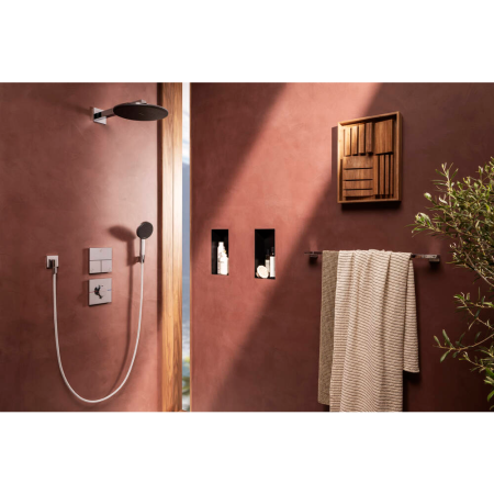 Верхний душ hansgrohe Raindance Alive S 300 2jet с кронштейном, 24540000, хром