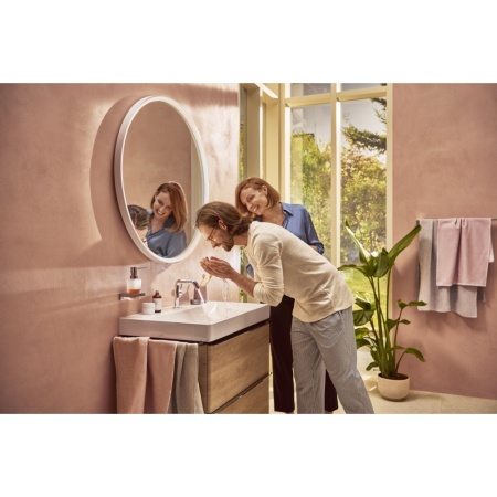 Смеситель для раковины hansgrohe Tecturis S 110 Fine CoolStart, EcoSmart+, 73321000, хром