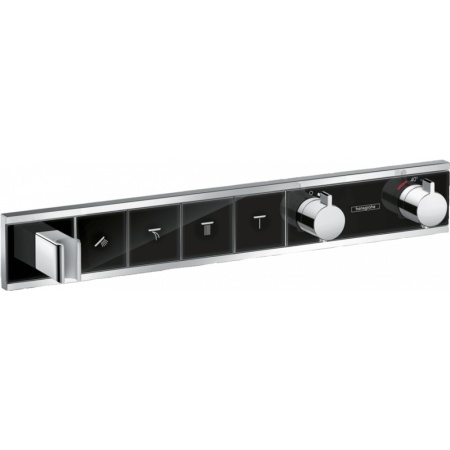 Термостат hansgrohe RainSelect для душа 15357600, черный/хром