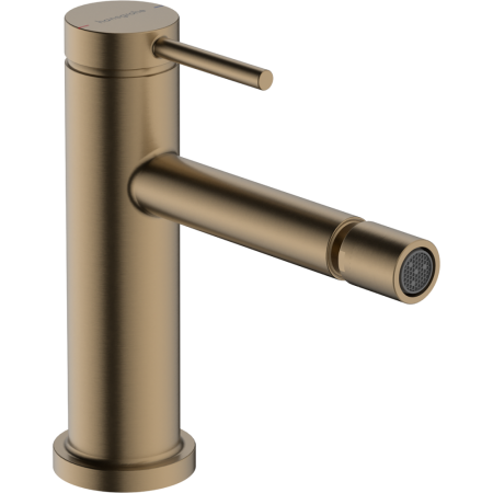 Смеситель для биде hansgrohe Tecturis S со сливным гарнитуром, 73201140, шлифованная бронза
