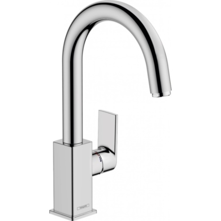 Смеситель для раковины 210, со сливным гарнитуром Hansgrohe Vernis Shape 71564000, хром