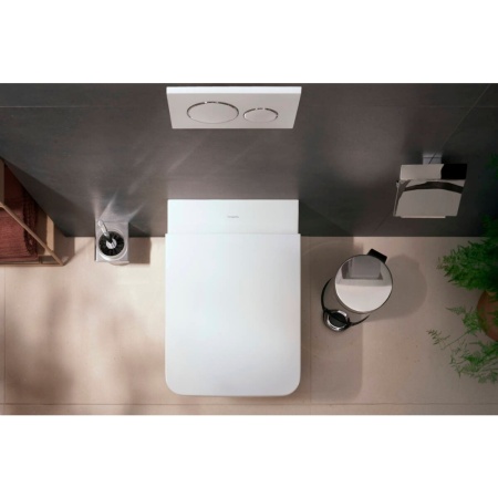 Унитаз hansgrohe EluPura Original Q подвесной с сиденьем без микролифта 60208450, белый
