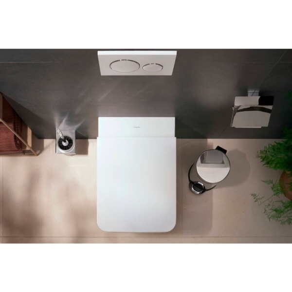 Унитаз hansgrohe EluPura Original Q подвесной с сиденьем без микролифта 60208450, белый