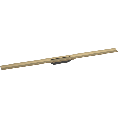 Внешняя часть трапа для душа hansgrohe RainDrain Flex, 120 см, укорачиваемая 56054140, шлифованная бронза