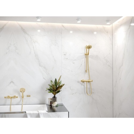 Термостат для ванны Hansgrohe Ecostat Comfort 13114990, полированное золото