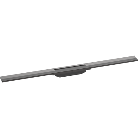 Внешняя часть трапа для душа hansgrohe RainDrain Flex, 90 см, укорачиваемая 56045340, шлифованный черный хром