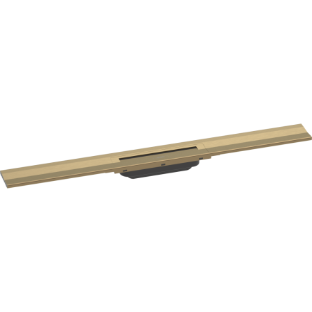 Внешняя часть трапа для душа hansgrohe RainDrain Flex, 80 см, укорачиваемая 56051140, шлифованная бронза