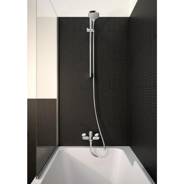 Душевой набор hansgrohe Croma Select E Vario 26582400, белый/хром