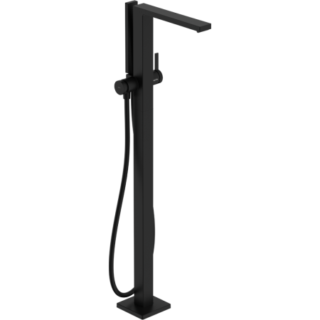 Смеситель для ванны hansgrohe Tecturis E напольного монтажа, 73445670, матовый черный
