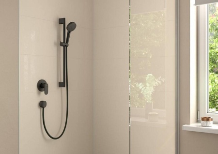 Смеситель для душа Hansgrohe Set HG Vernis Blend 71649670S Черный матовый
