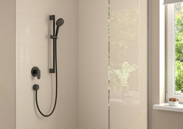 Смеситель для душа Hansgrohe Set HG Vernis Blend 71649670S Черный матовый