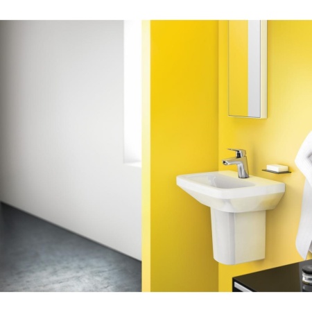 Смеситель hansgrohe Logis для раковины со сливным клапаном Push-Open 71077000, хром