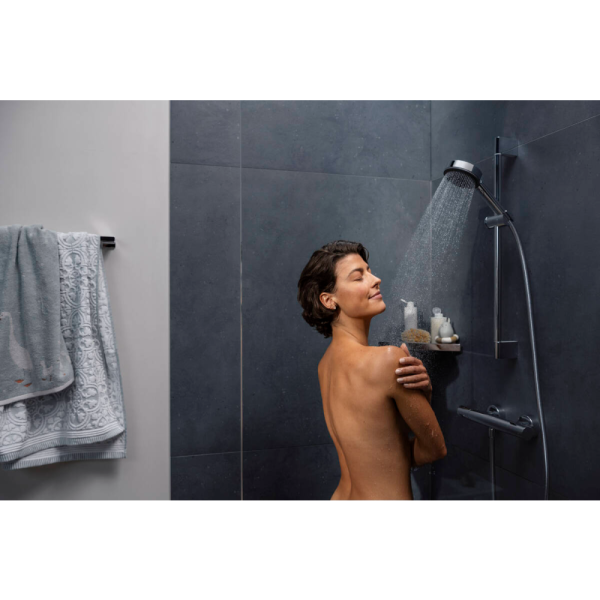 Термостат для душа hansgrohe Ecostat Fine, с ограничителем температуры, 13323000, хром