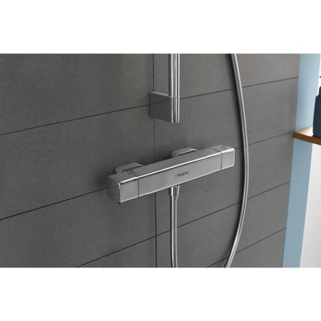 Термостат hansgrohe Ecostat E для душа 15773000, хром