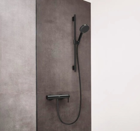 Hansgrohe Alive Raindance S EcoSmart 24602670 Душевой гарнитур (чёрный матовый)