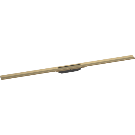 Внешняя часть трапа для душа hansgrohe RainDrain Flex, 120 см, укорачиваемая 56047140, шлифованная бронза