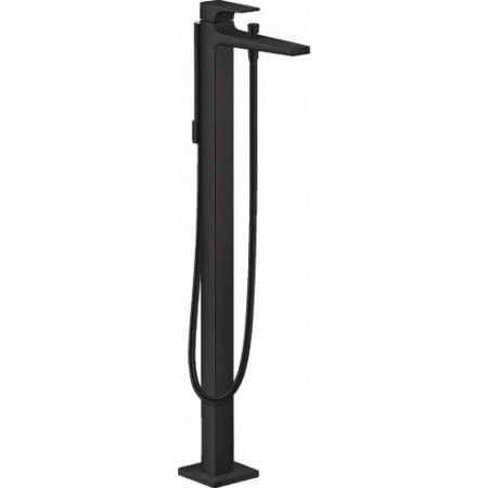 Смеситель hansgrohe Metropol для ванны напольный, с рычаговой рукояткой 32532670S, матовый черный