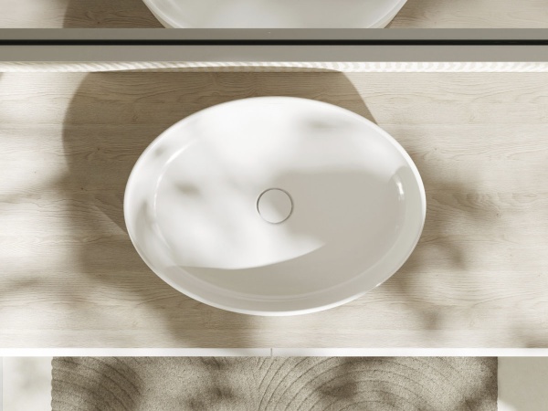 Hansgrohe Xuniva D Раковина накладная 550x400x175 белый 60165450