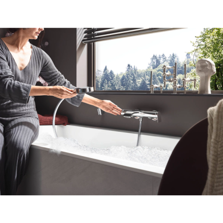 Готовый набор для ванны hansgrohe Vivenis со смесителем для раковины и ручным душем Pulsify HG-PR66, хром