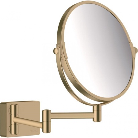 Косметическое зеркало AddStoris Hansgrohe 41791140, шлифованная бронза