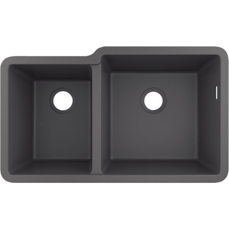Кухонная мойка hansgrohe S51 S510-U760 интегрированная, с двумя чашами 305/435 43436290, серый камень
