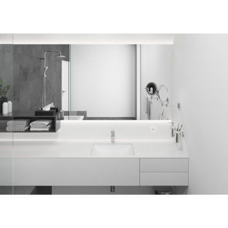 Смеситель для раковины 100, без сливного набора Hansgrohe Vernis Shape 71569000, хром