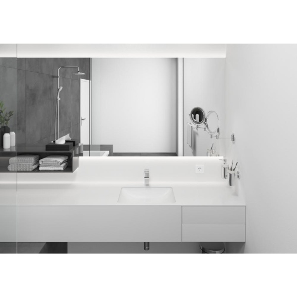 Смеситель для раковины 100, без сливного набора Hansgrohe Vernis Shape 71569000, хром