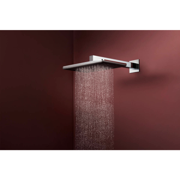 Верхний душ hansgrohe Raindance Alive Q 2jet с душевым кронштейном, 24550000, хром