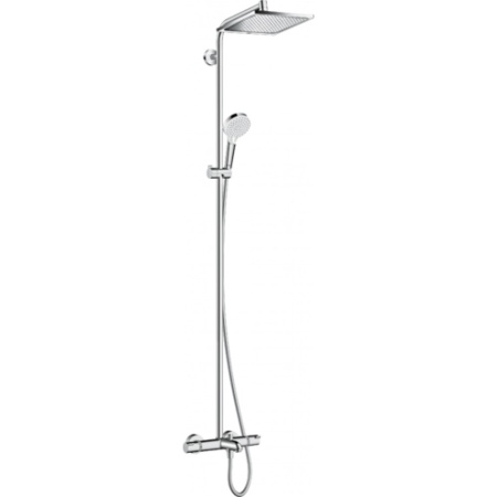 Душевая система hansgrohe Crometta E 240 1jet Showerpipe с термостатом 27298000, хром