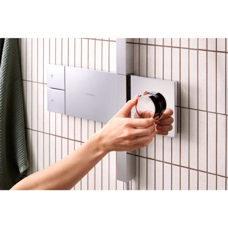 Душевая система hansgrohe Raindance Alive S Showerpipe 300 1jet с термостатом ShowerSelect Comfort, 24582000, хром