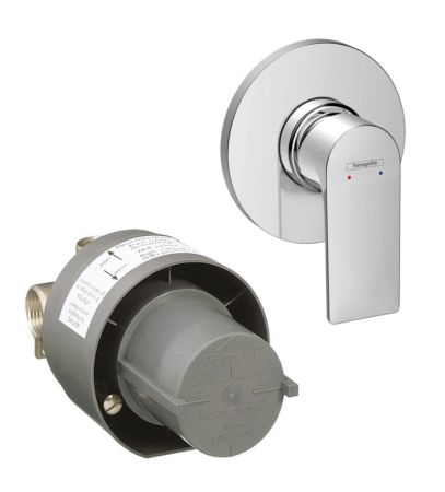 Комплект смеситель для душа и скрытая часть Hansgrohe 72659000S Rebris хром