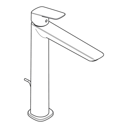 Hansgrohe Logis Смеситель для раковины 240 Fine черный матовый 71257670