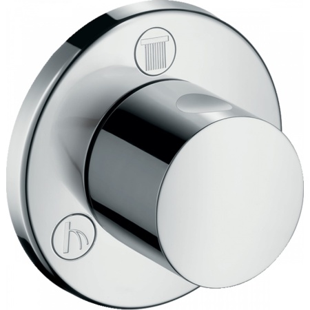 Запорный вентиль переключатель потоков hansgrohe Trio/Quattro S 15932000, хром