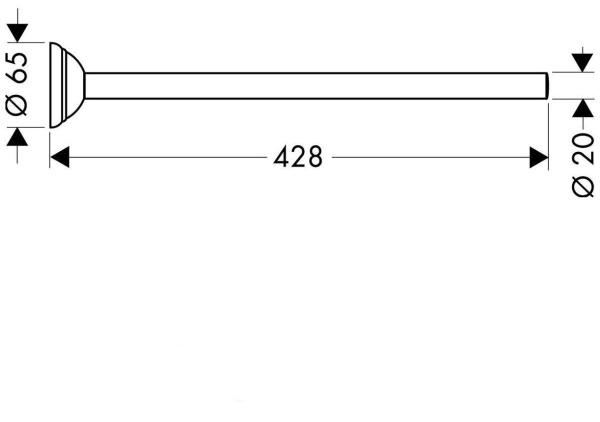 axor полотенцедержатель carlton 41420090 Hansgrohe