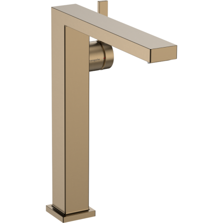 Смеситель для раковины hansgrohe Tecturis E 240 Fine CoolStart, EcoSmart+, 73072140, шлифованная бронза