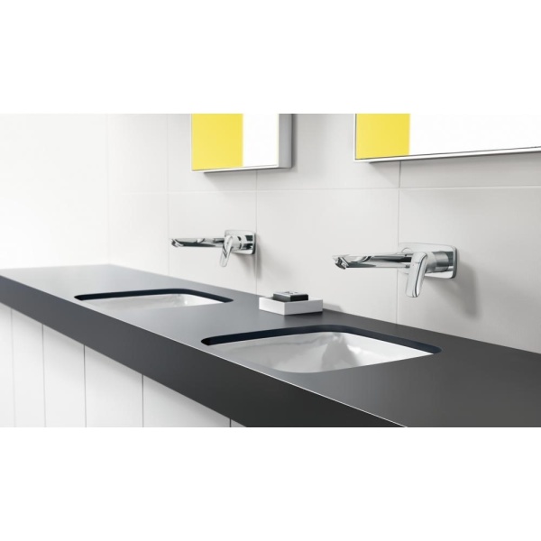 Смеситель для раковины hansgrohe Logis 71220000, настенный, хром
