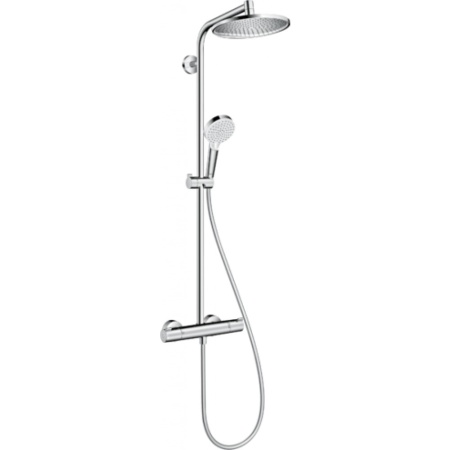 Душевая система hansgrohe Crometta S 240 1jet Showerpipe с термостатом 27267000, хром