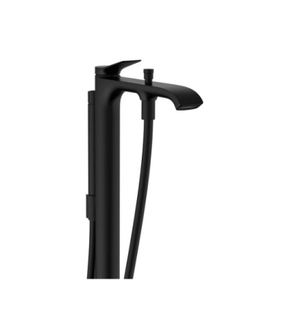 Комплект смеситель для ванны и скрытая часть Hansgrohe 75445670S Vivenis черный