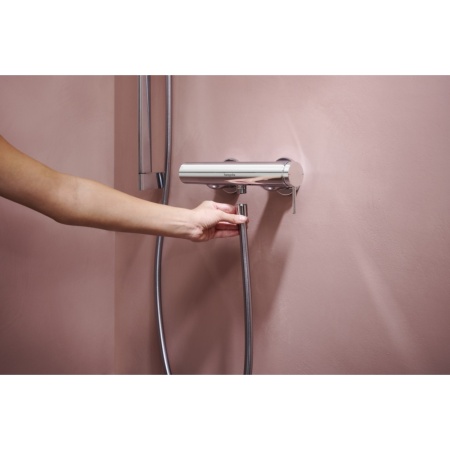 Смеситель для душа hansgrohe Tecturis S внешнего монтажа, 73622000, хром