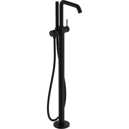 Смеситель для ванны hansgrohe Tecturis S напольного монтажа, 73440670, матовый черный