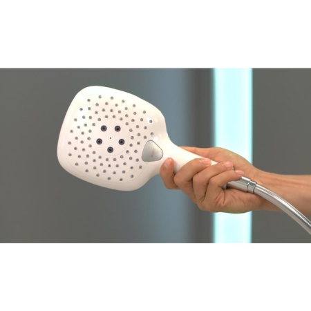 Ручной душ hansgrohe Raindance Select E150 3jet 26550400, белый/хром