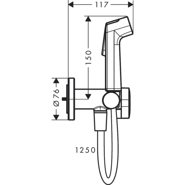 Гигиенический душ Hansgrohe 29232990